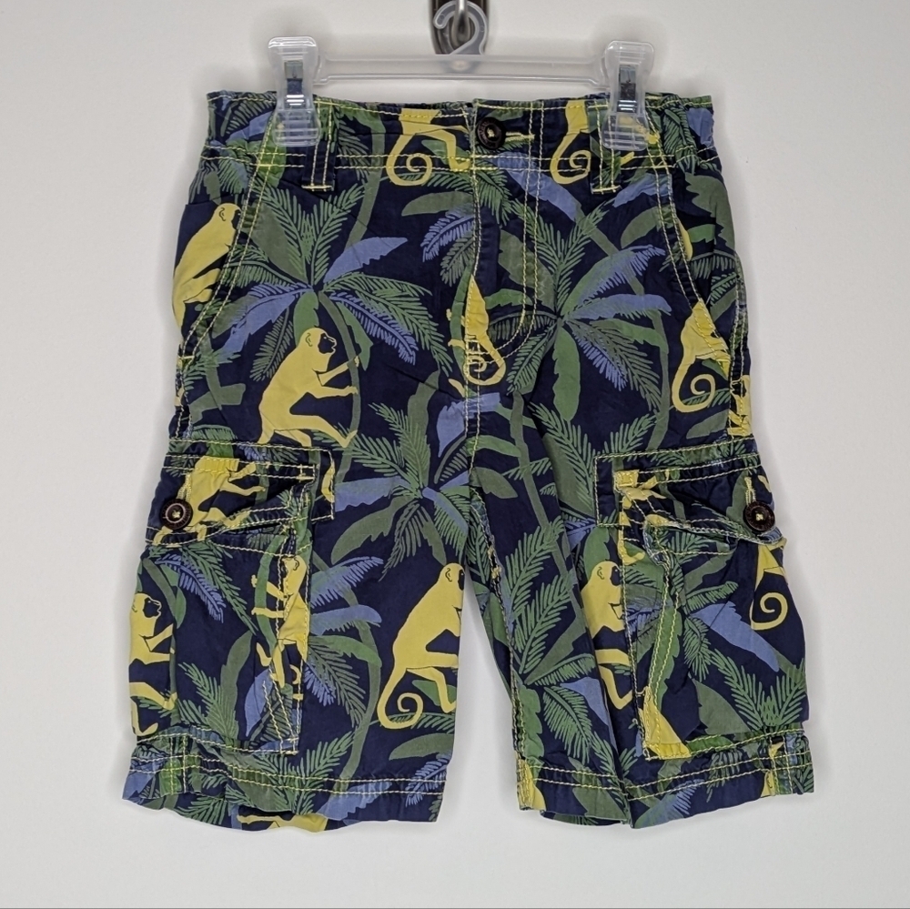 Mini Boden Jungle Monkey Shorts 5